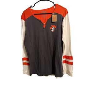 Three Square 100% Cotton OSU Long Sleeve Shirt - Women's XL NWT